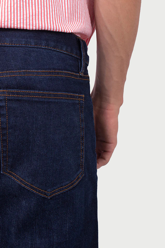 NAVY BLUE NARROW FIT JEANS - MENS