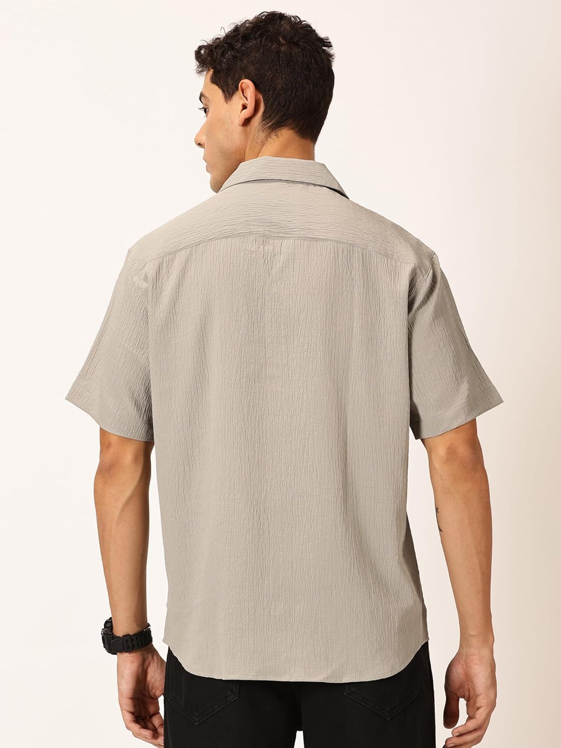 TEXTURED CUBAN COLLAR SHIRTS