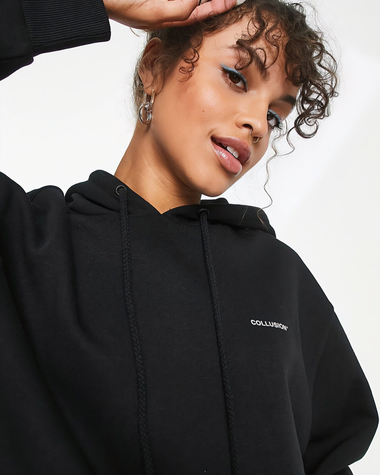COLLUSION OVERSIZE HOODIE - UNISEX