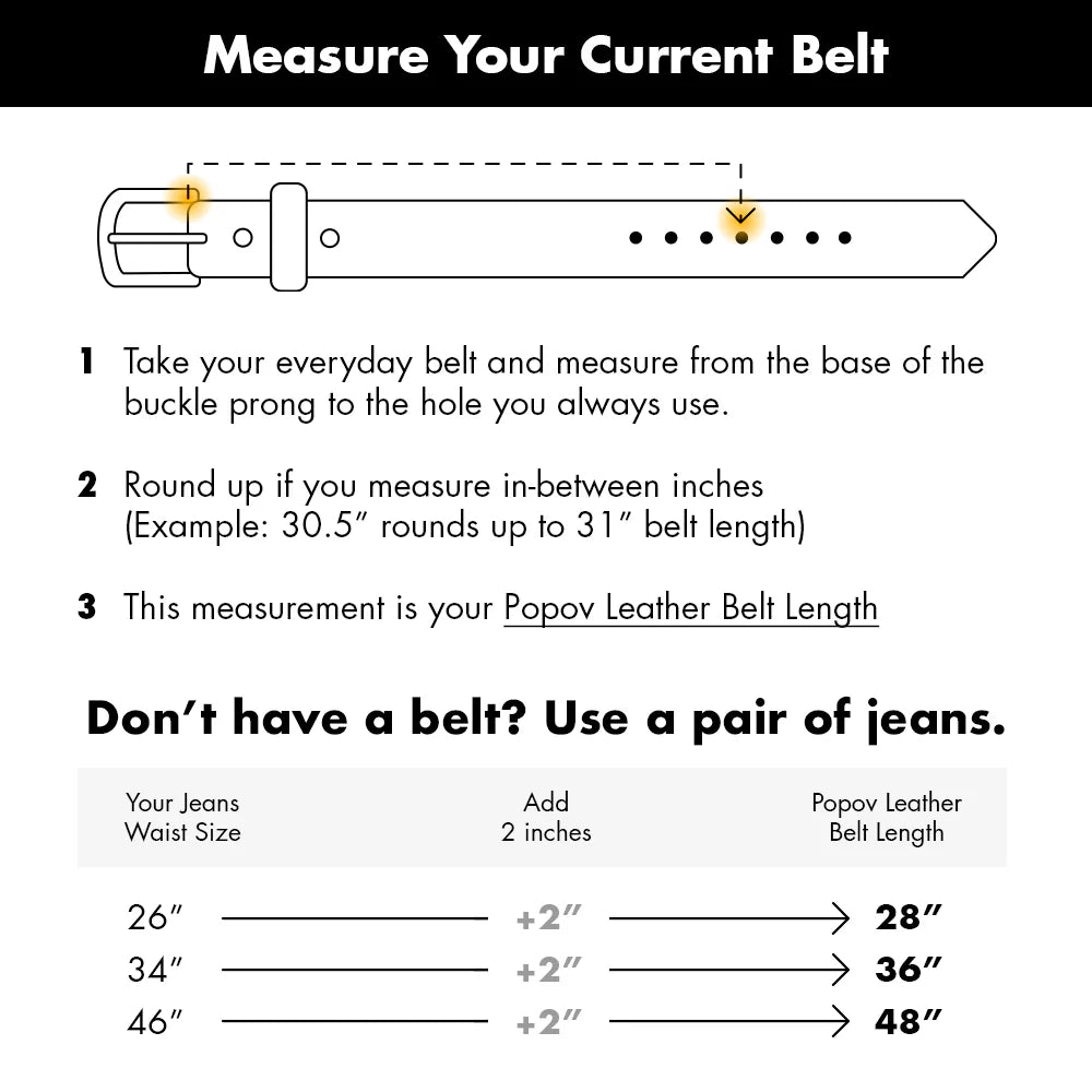 PURE LEATHER PLAIN BELT