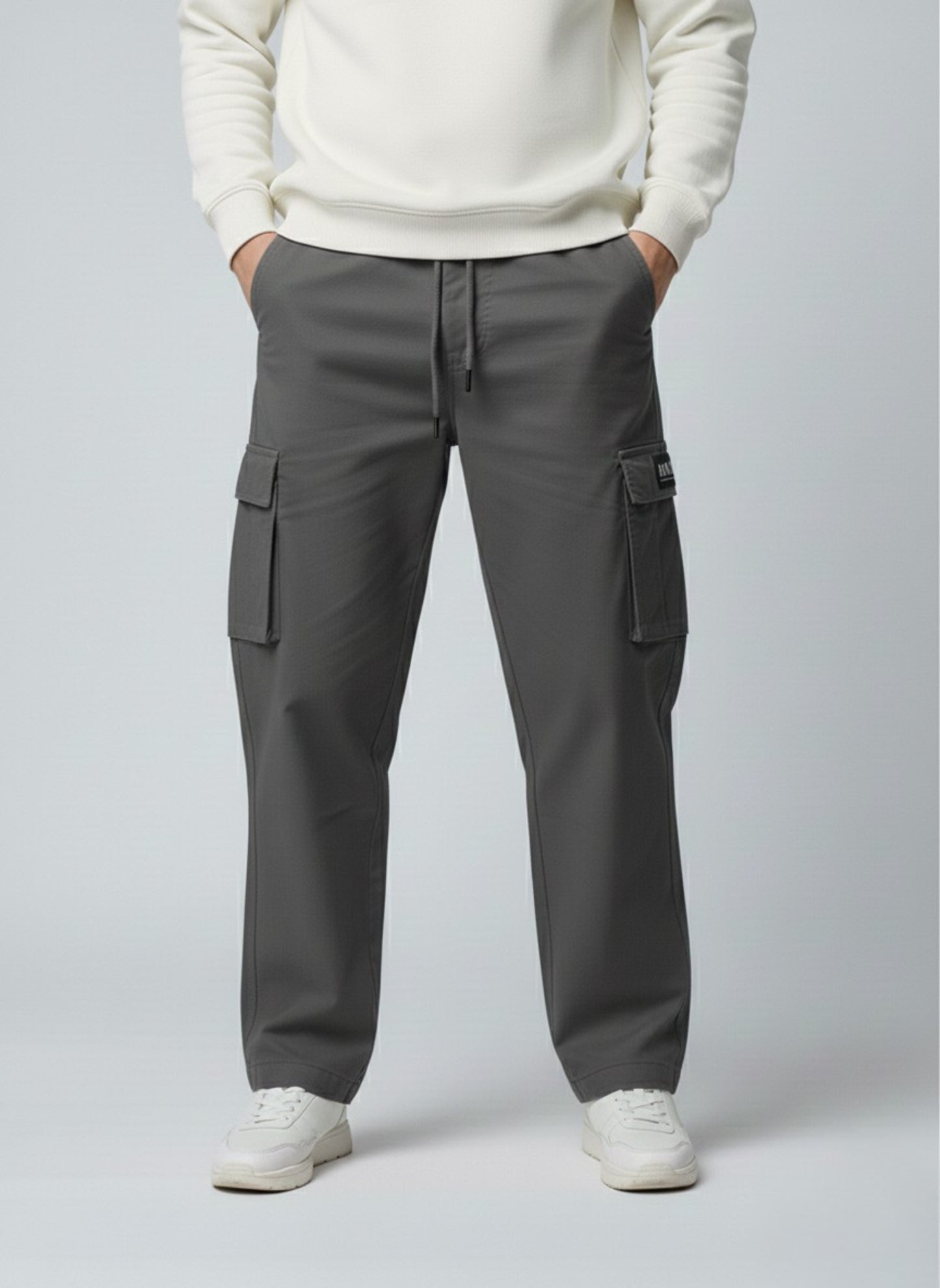 BAGGY-FIT UNISEX COTTON CARGO