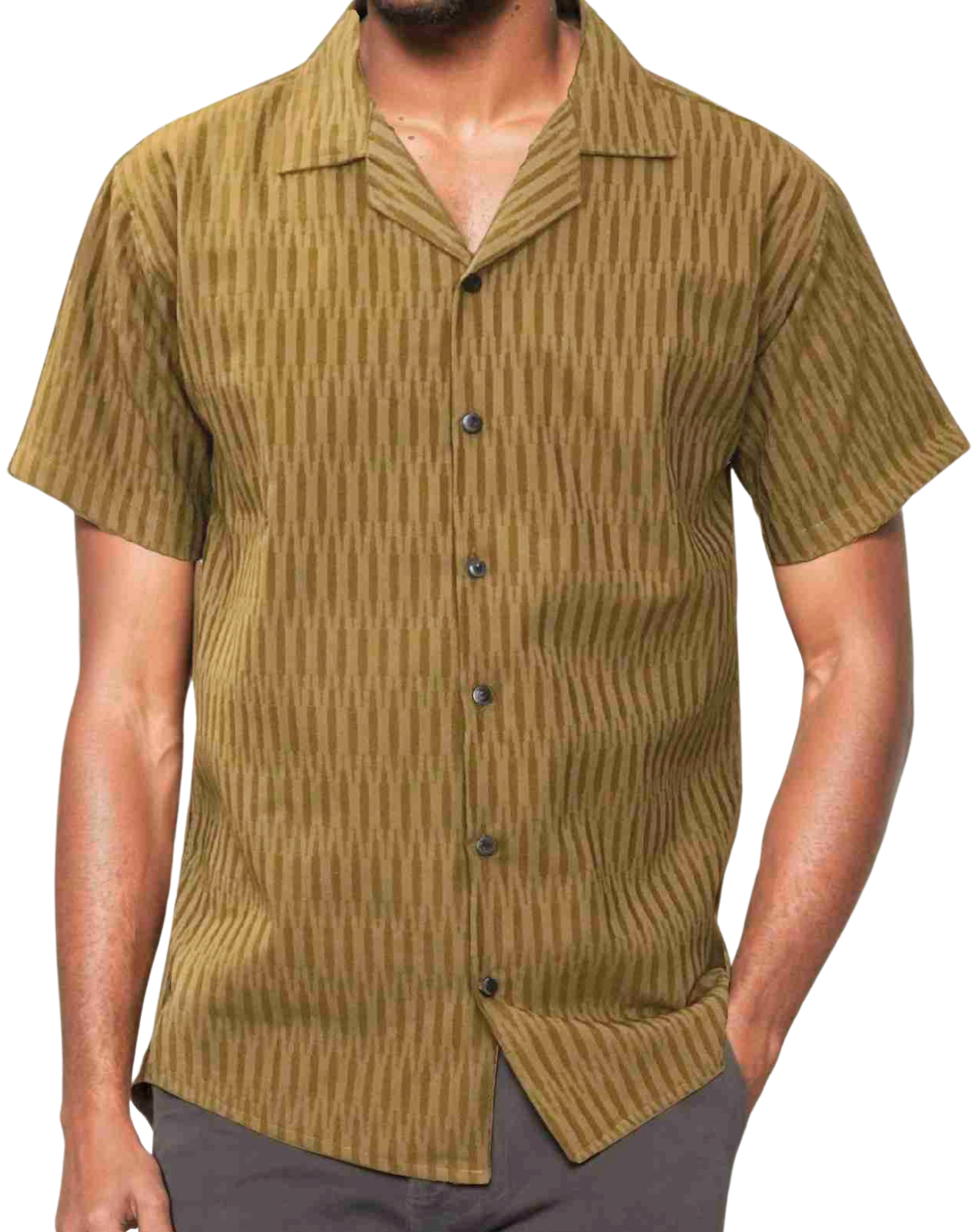 TEXTURED CUBAN COLLAR SHIRTS