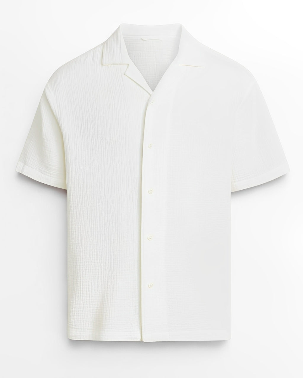 TEXTURED CUBAN COLLAR SHIRTS