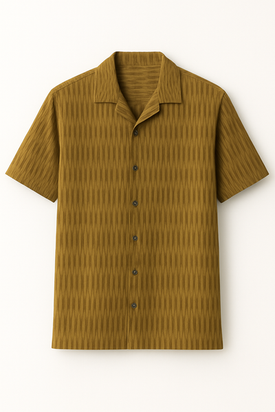 TEXTURED CUBAN COLLAR SHIRTS