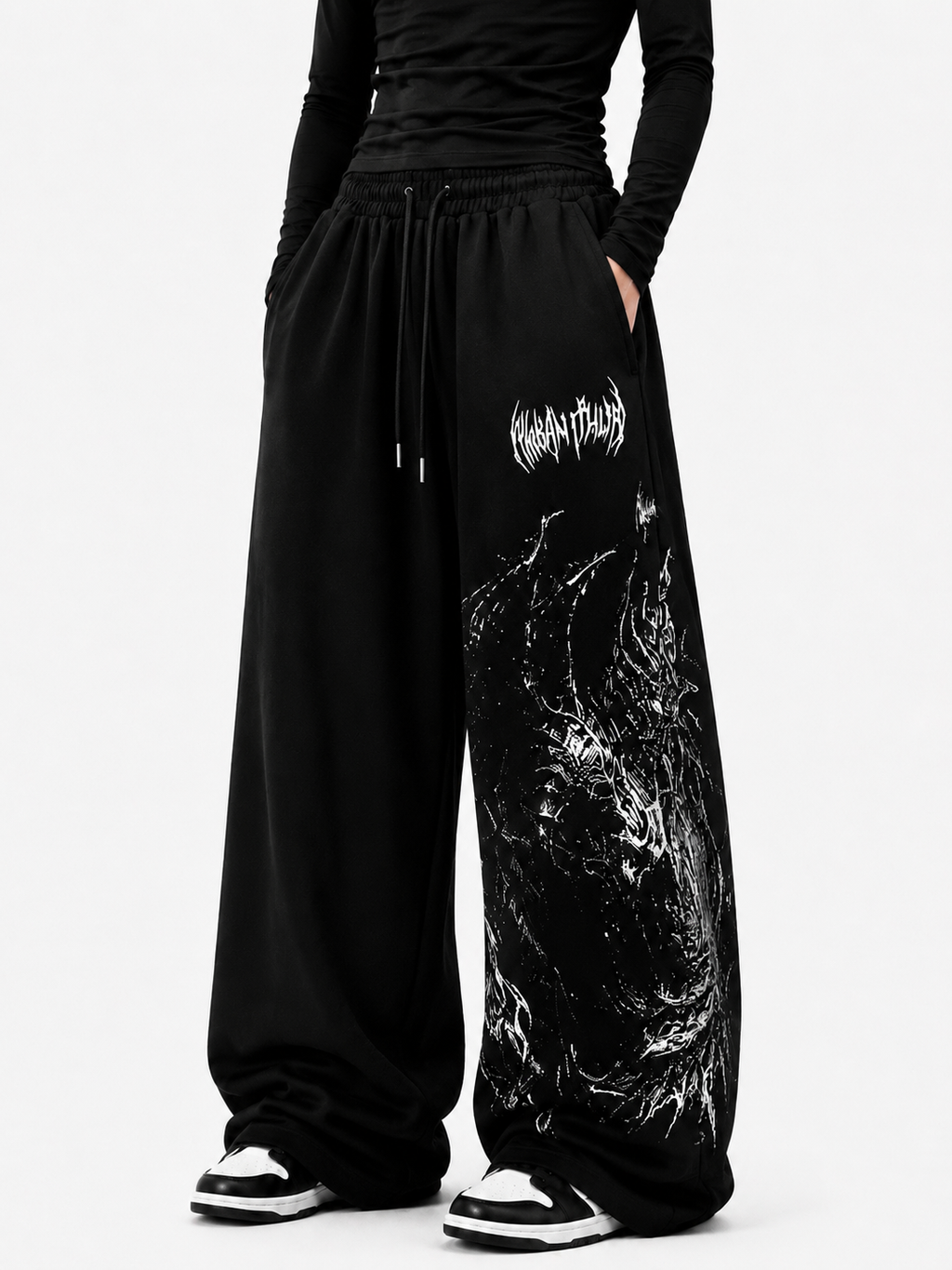 APEX WIDE-LEG TROUSER // GHOST THREAD EDITION