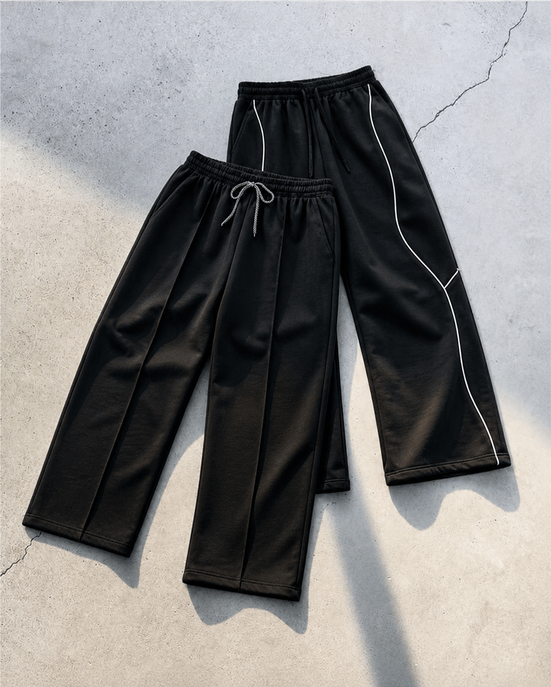 WIDE-LEG TROUSERS COMBO