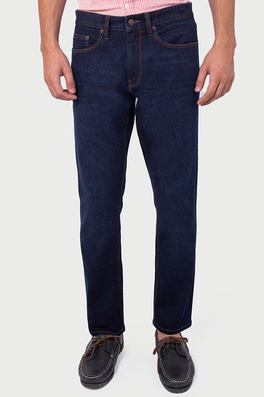 NAVY BLUE NARROW FIT JEANS - MENS