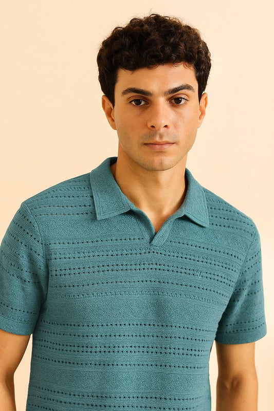 OLD MONEY KNITTED POLO
