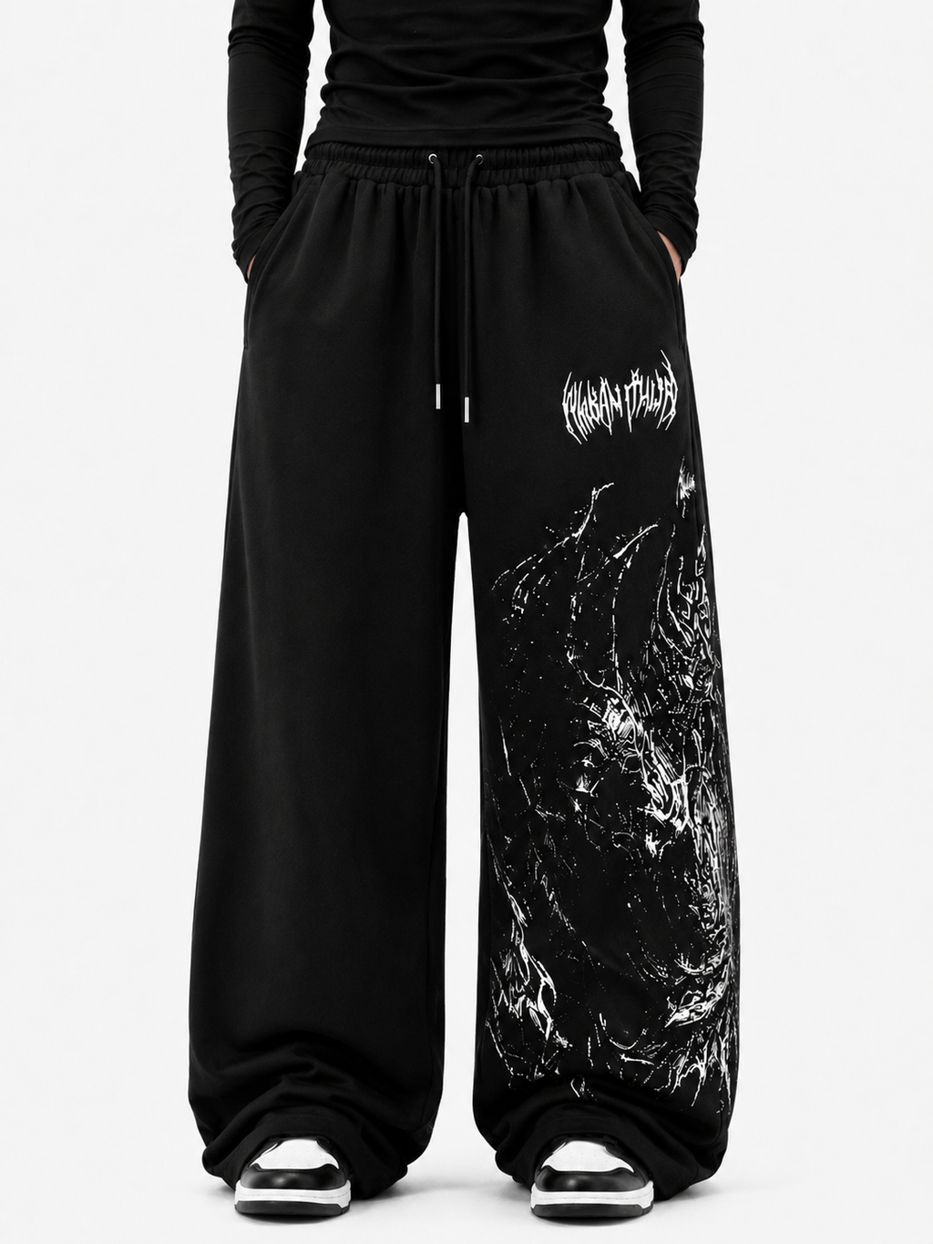 APEX WIDE-LEG TROUSER // GHOST THREAD EDITION