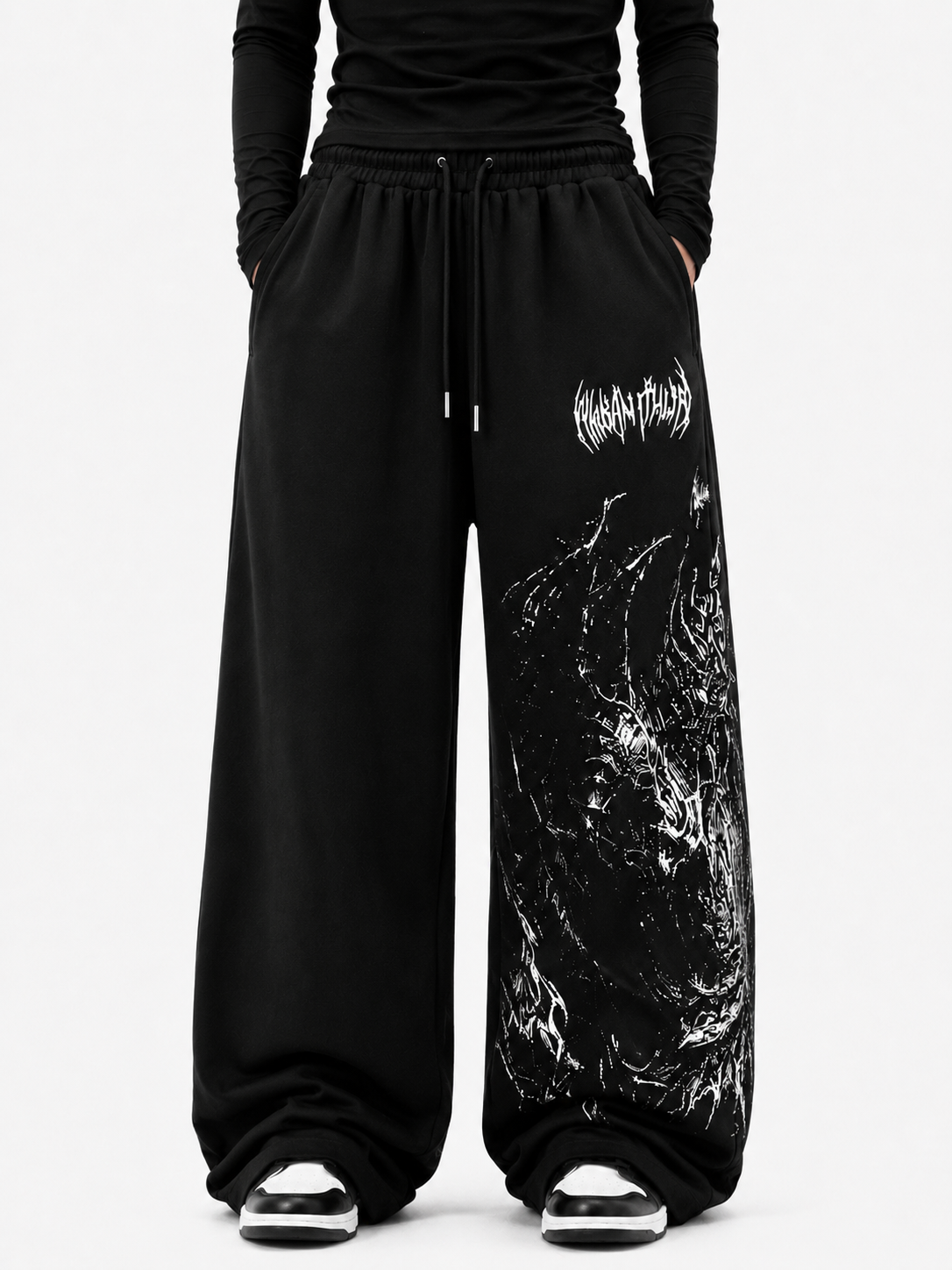 APEX WIDE-LEG TROUSER // GHOST THREAD EDITION