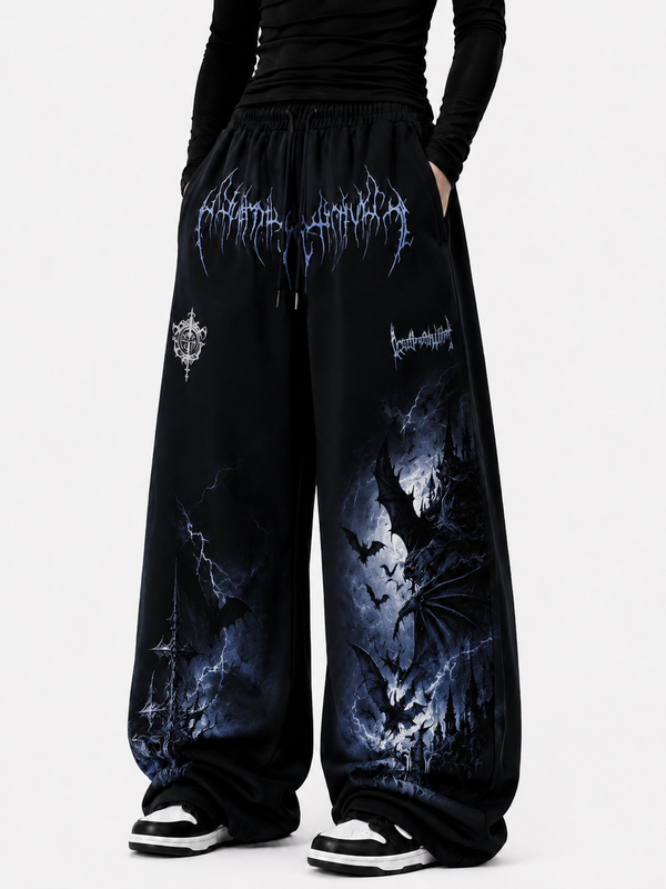 APEX WIDE-LEG TROUSER // DARK KNIGHT EDITION