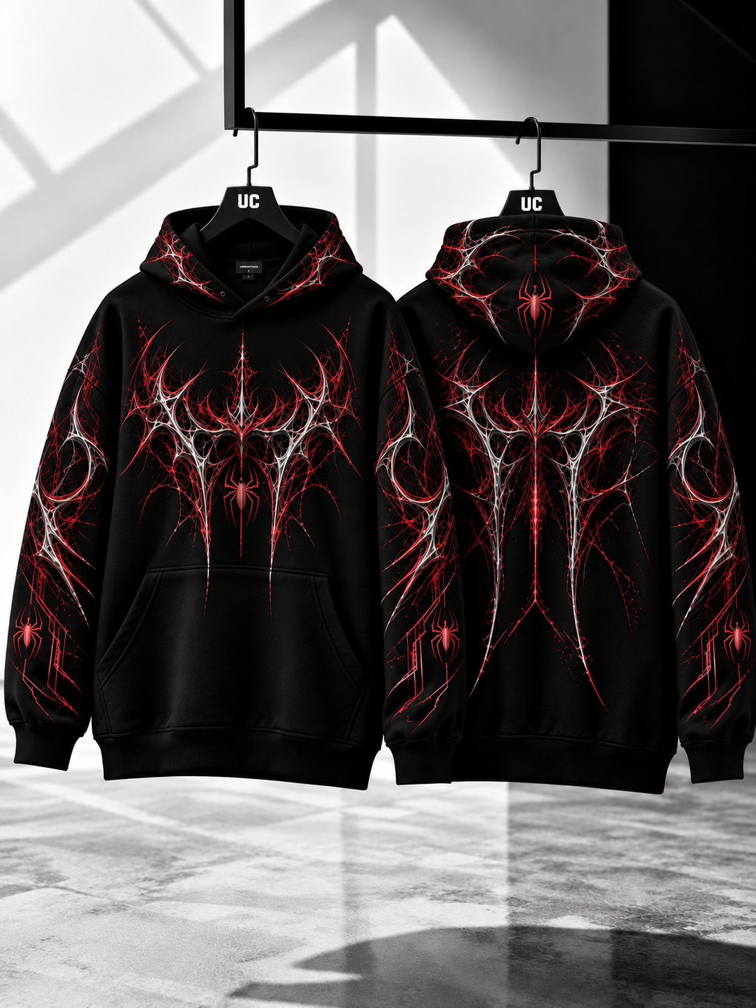 APEX // FROSTLINE - SPIDER WEB HOODIE
