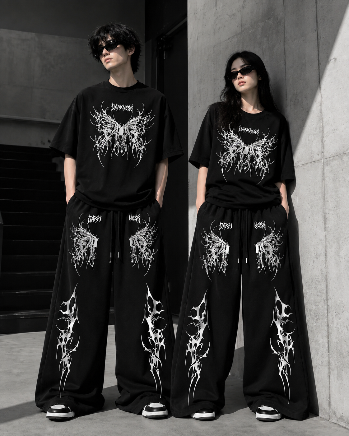 APEX GRAPHIC CO-ORD SET // DARKNESS EDITION