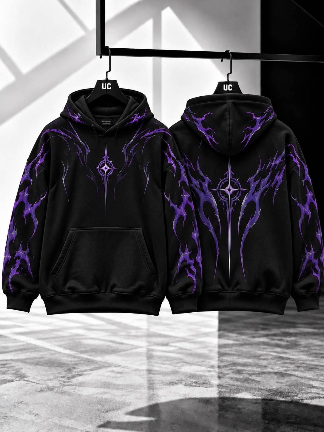 APEX // FROSTLINE - PURPLE SONIC HOODIE