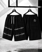 HEAT WAVE  SHORTS - BARBED WIRE - BLACK