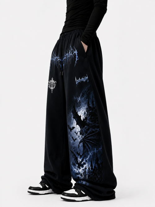 APEX WIDE-LEG TROUSER // DARK KNIGHT EDITION