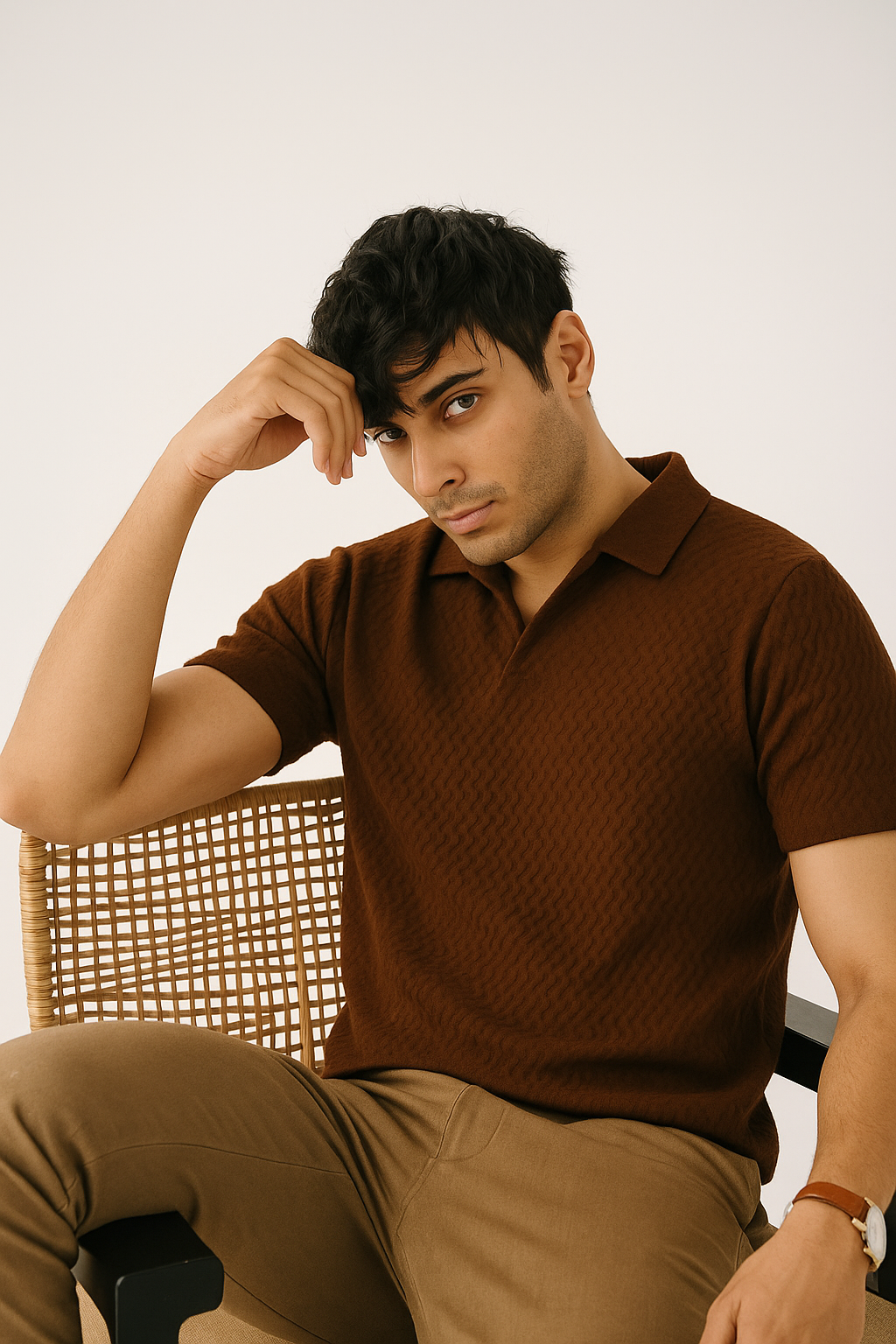 OLD MONEY KNITTED POLO