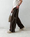 WAVE ARC WIDE LEG TROUSER