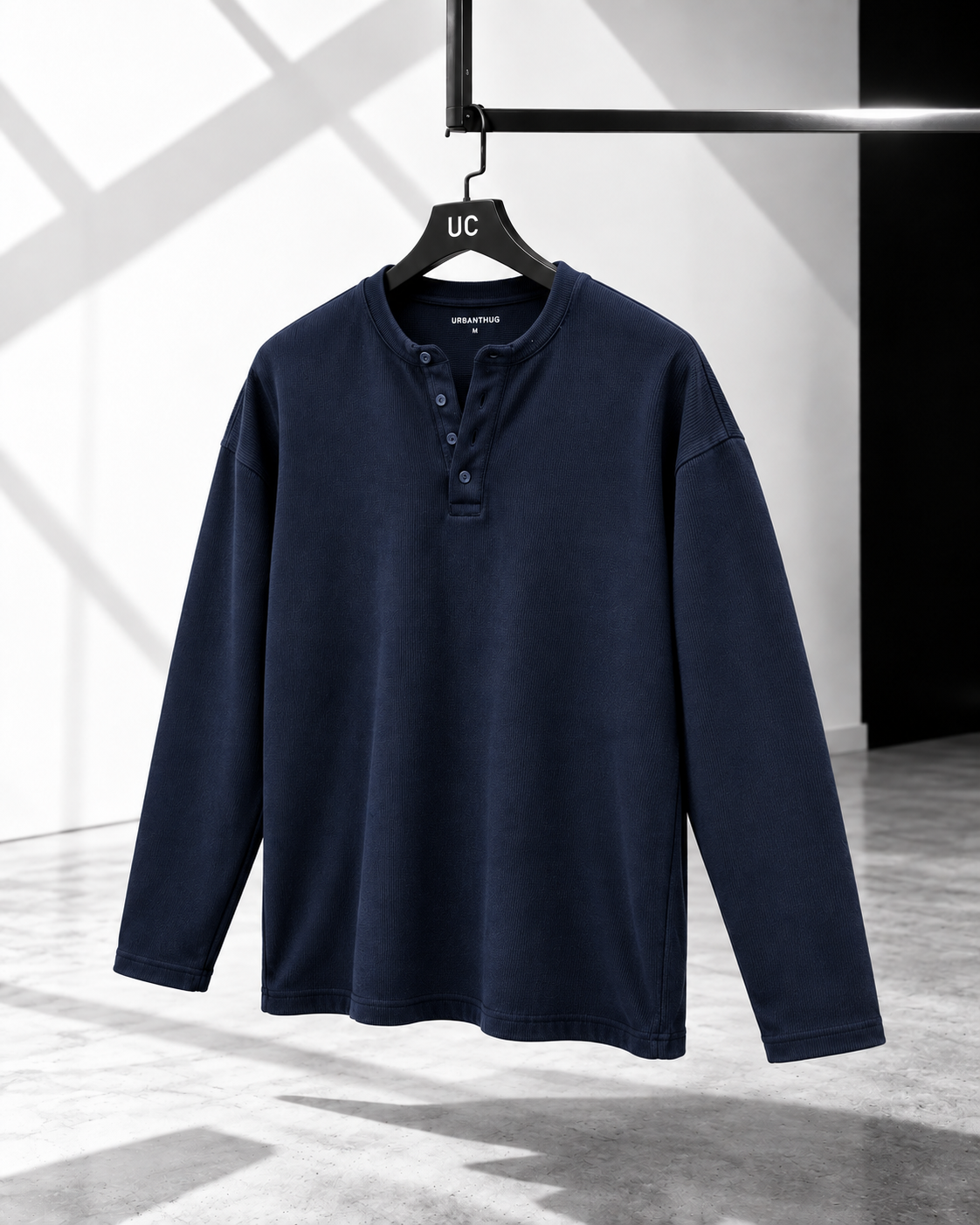 HENLEY LONG SLEEVE – UNISEX