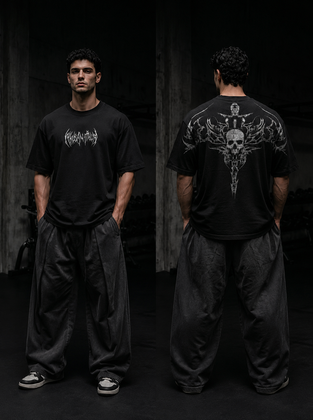 Skull Dominion Oversized Tee