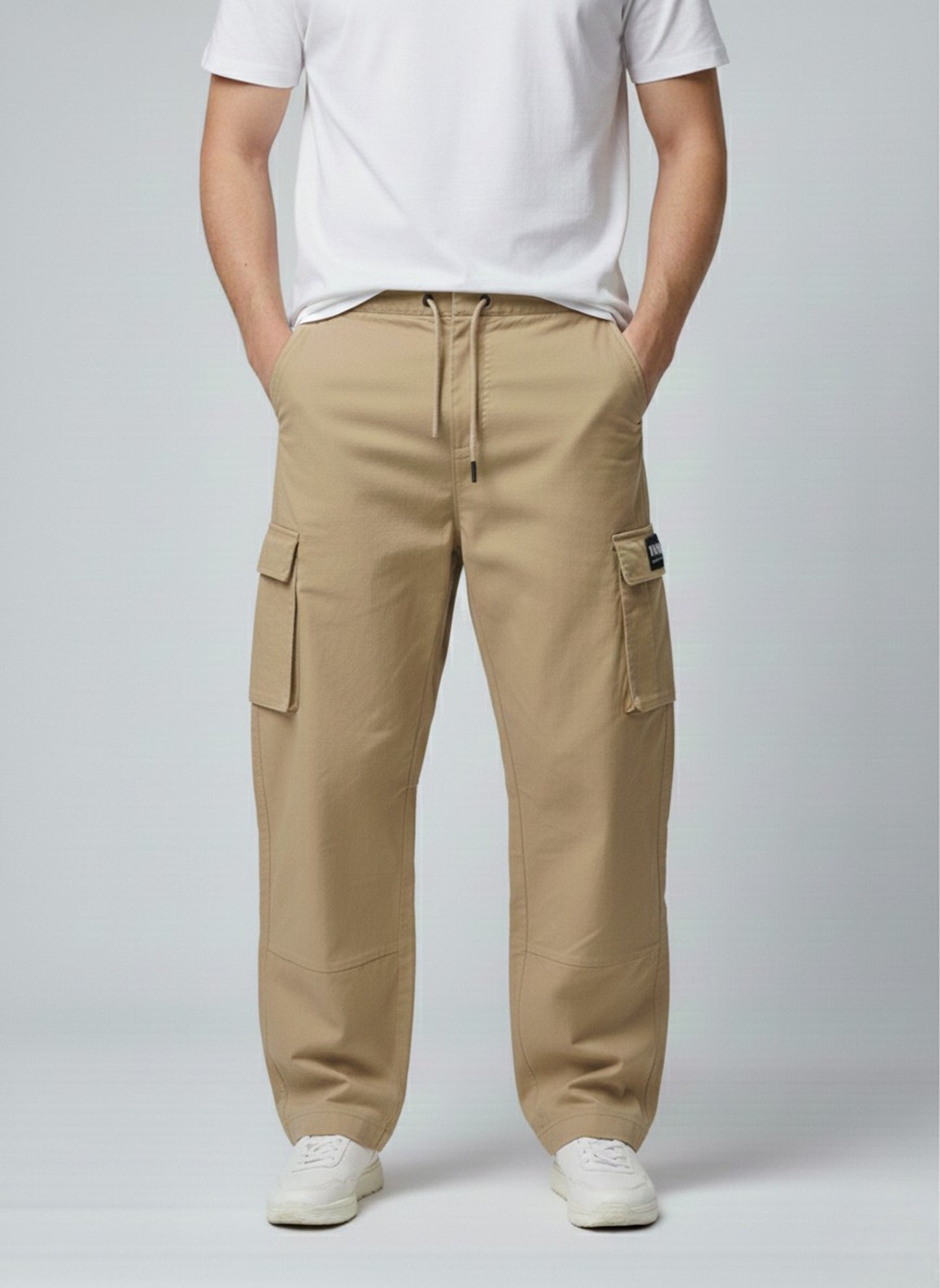 BAGGY-FIT UNISEX COTTON CARGO