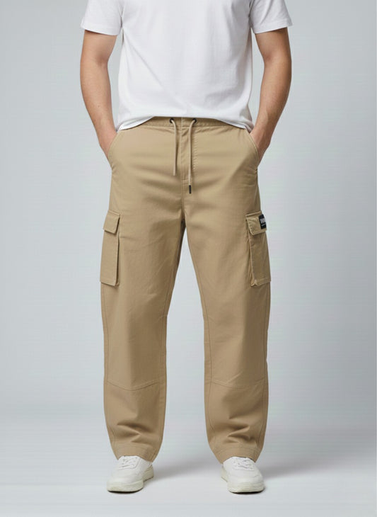 BAGGY-FIT UNISEX COTTON CARGO