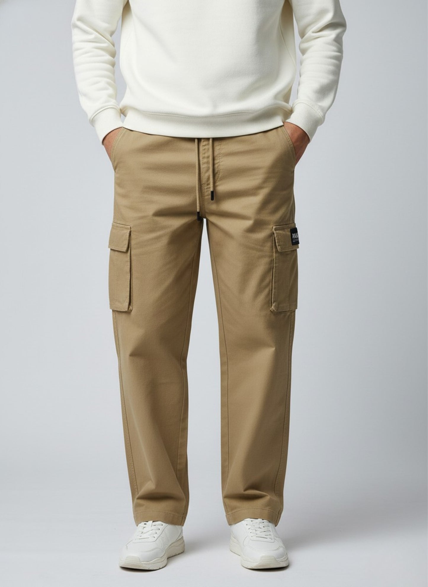 BAGGY-FIT UNISEX COTTON CARGO