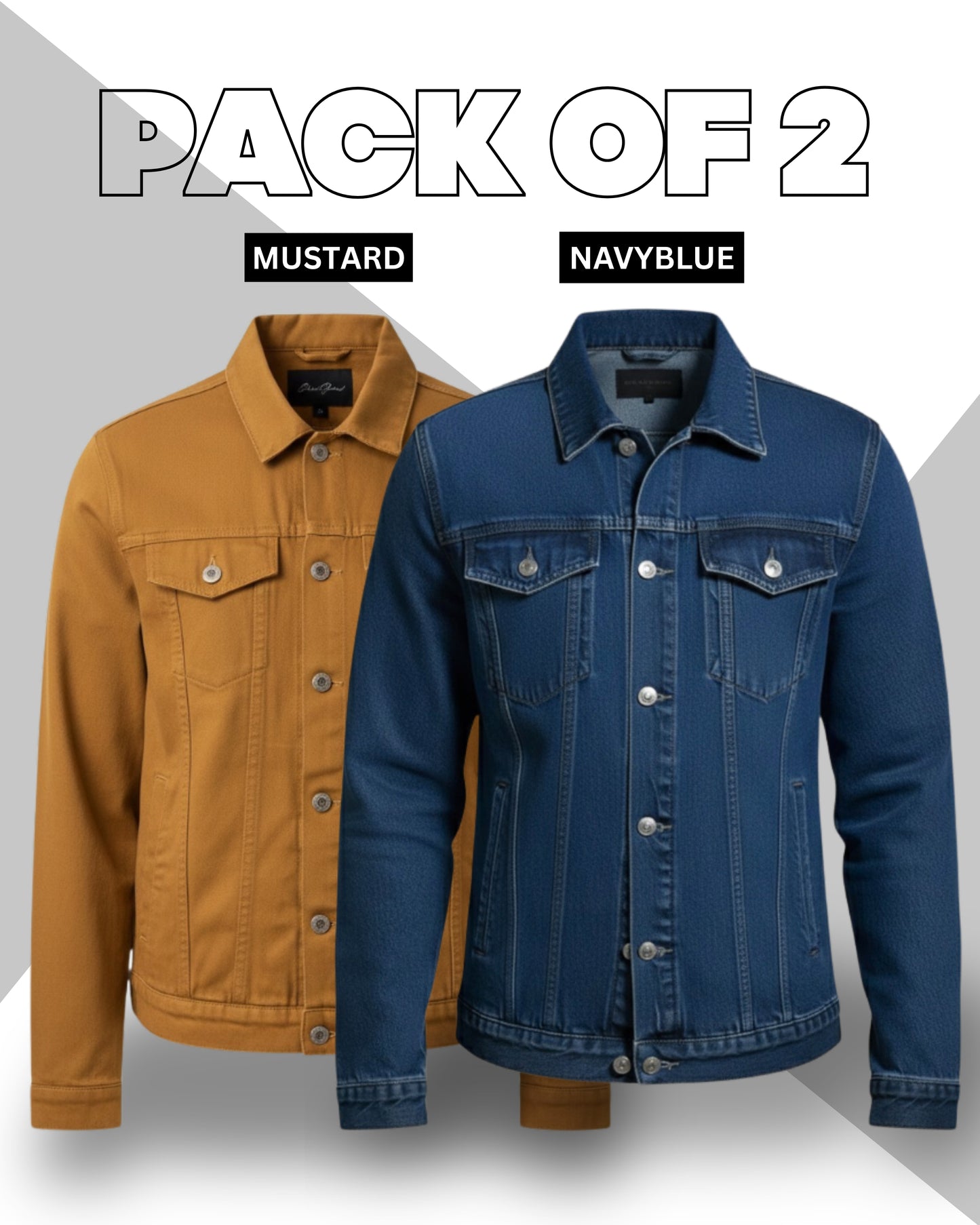 PACK OF 2 DENIM JACKETS