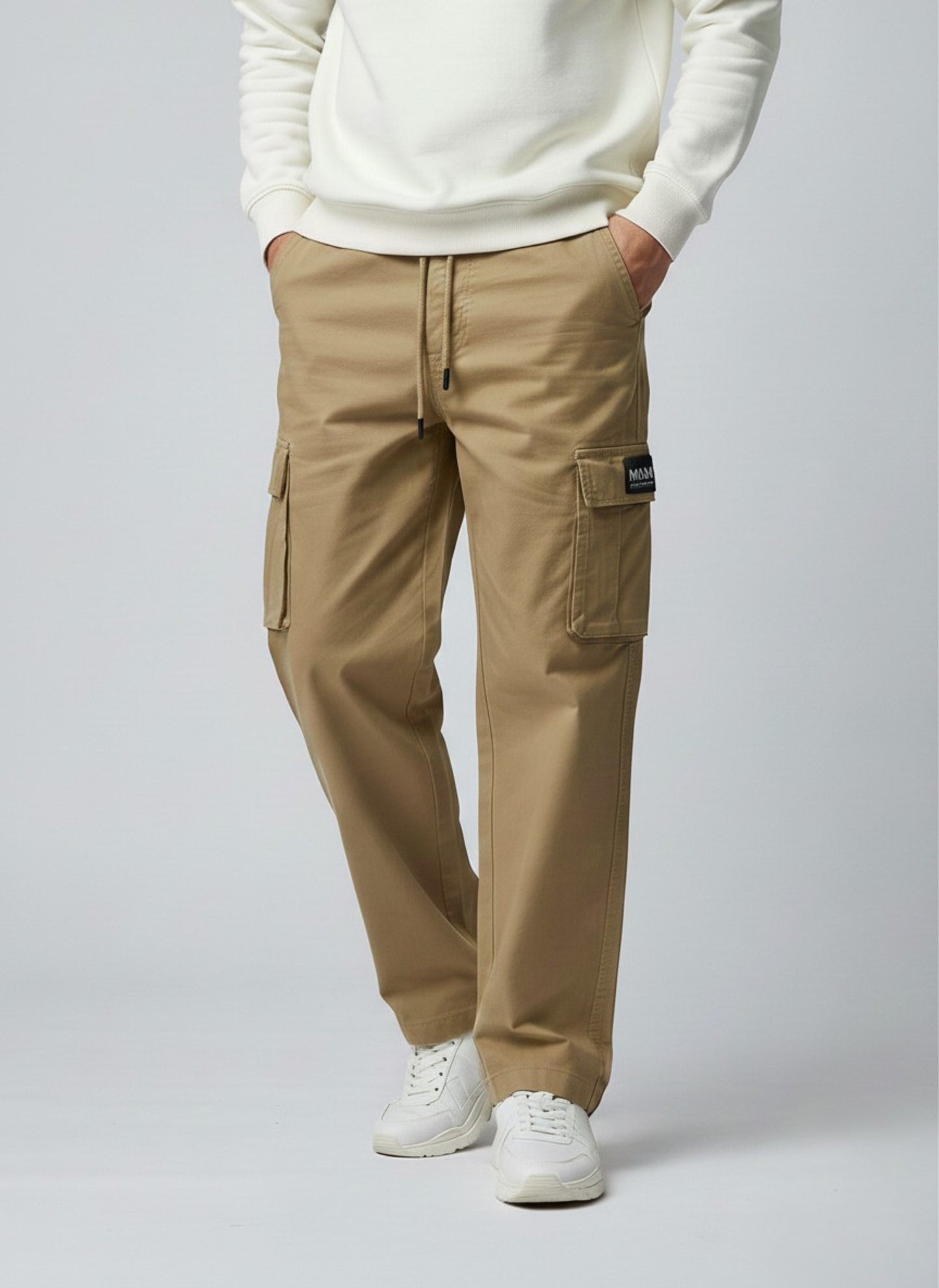 BAGGY-FIT UNISEX COTTON CARGO