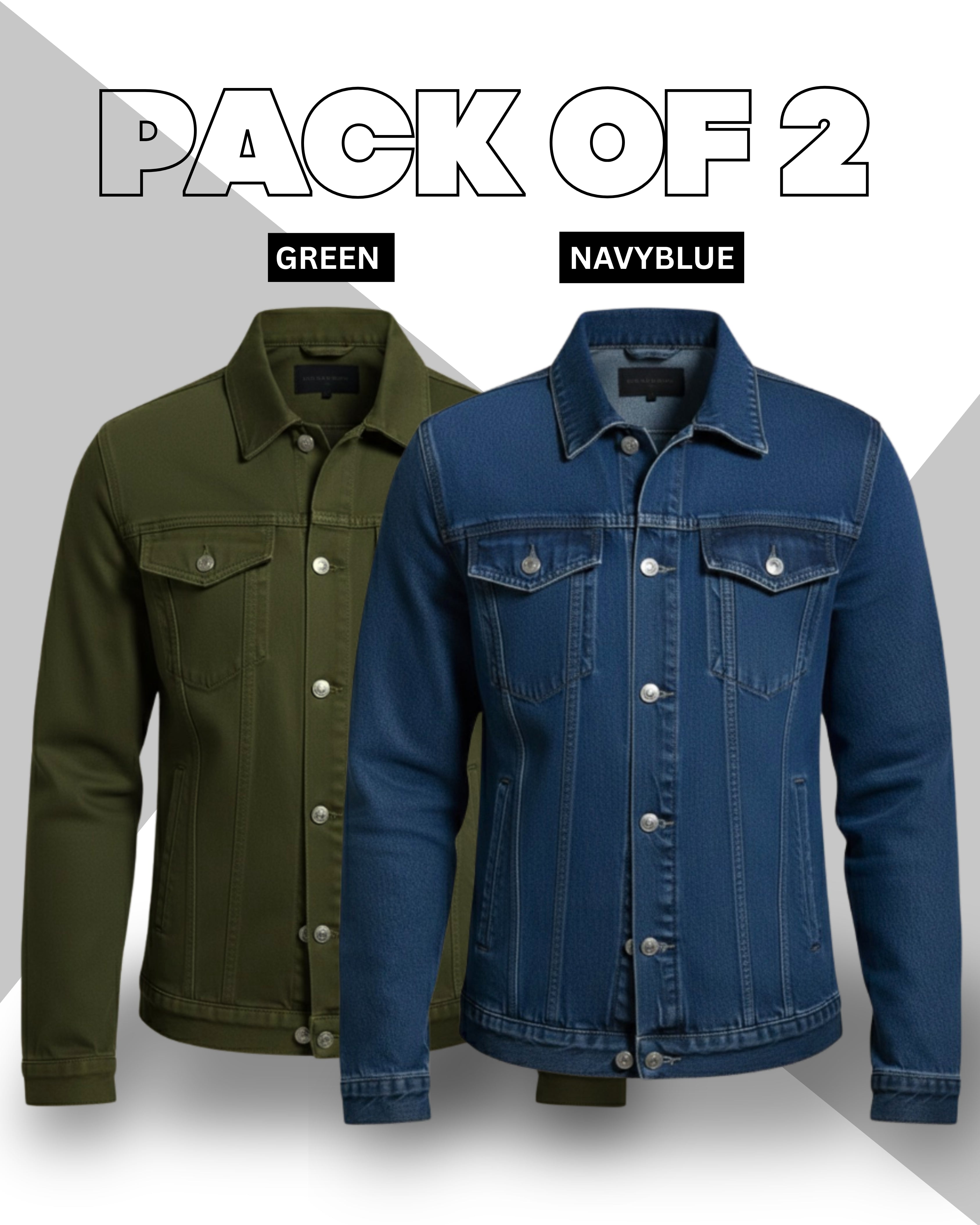 PACK OF 2 DENIM JACKETS