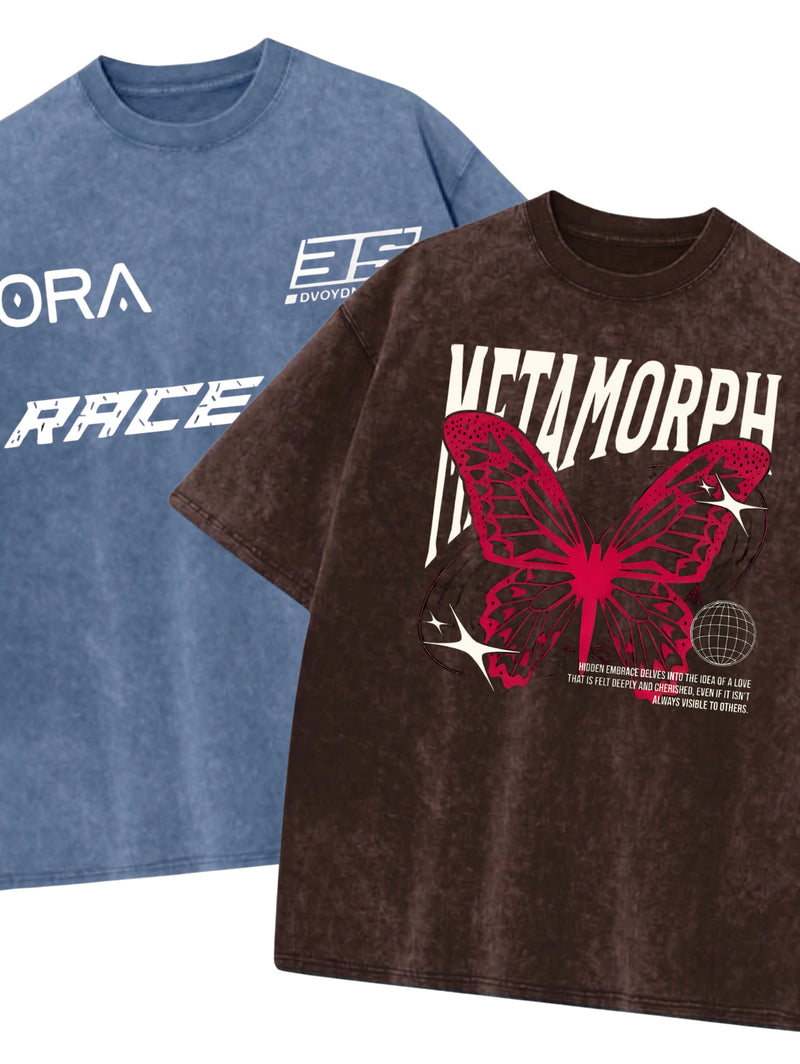PACK OF 2 GRAPHIC TEES