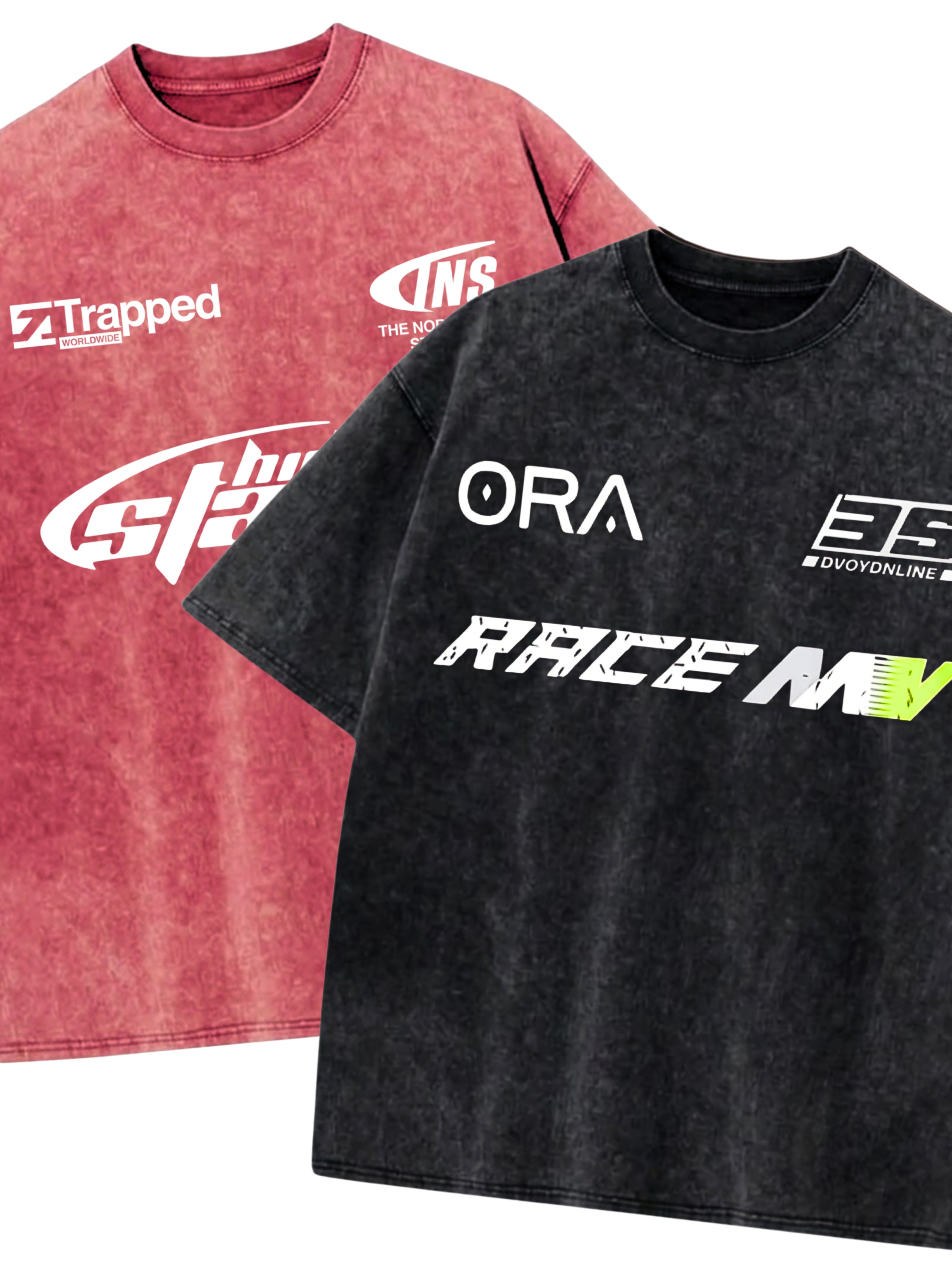 PACK OF 2 GRAPHIC TEES