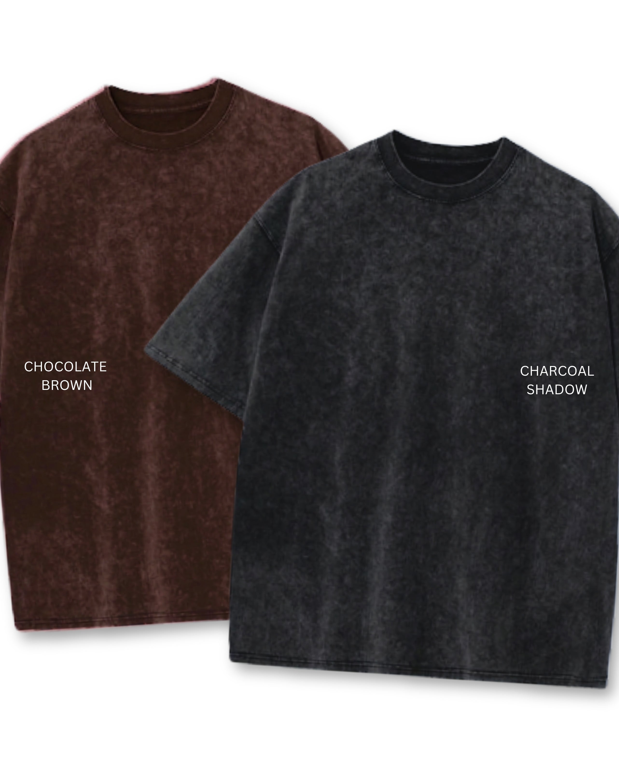PACK OF 2 MINERAL WASH DROP TEE