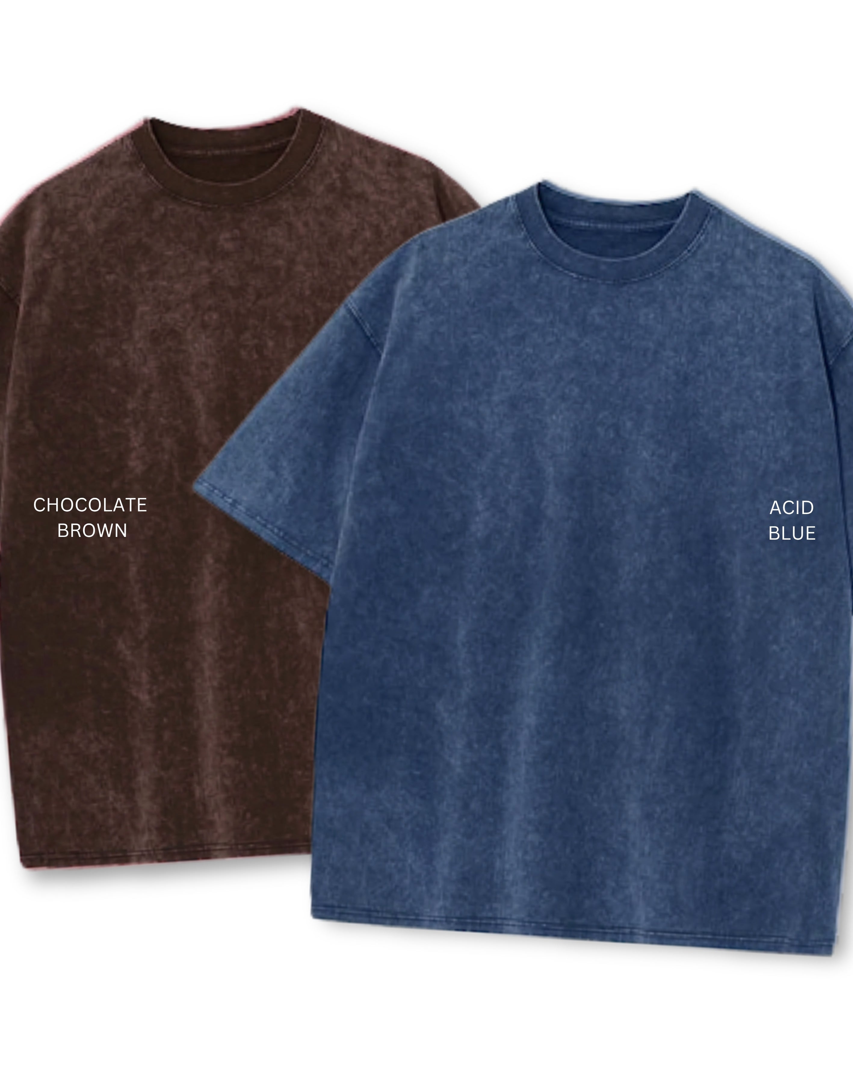 PACK OF 2 MINERAL WASH DROP TEE