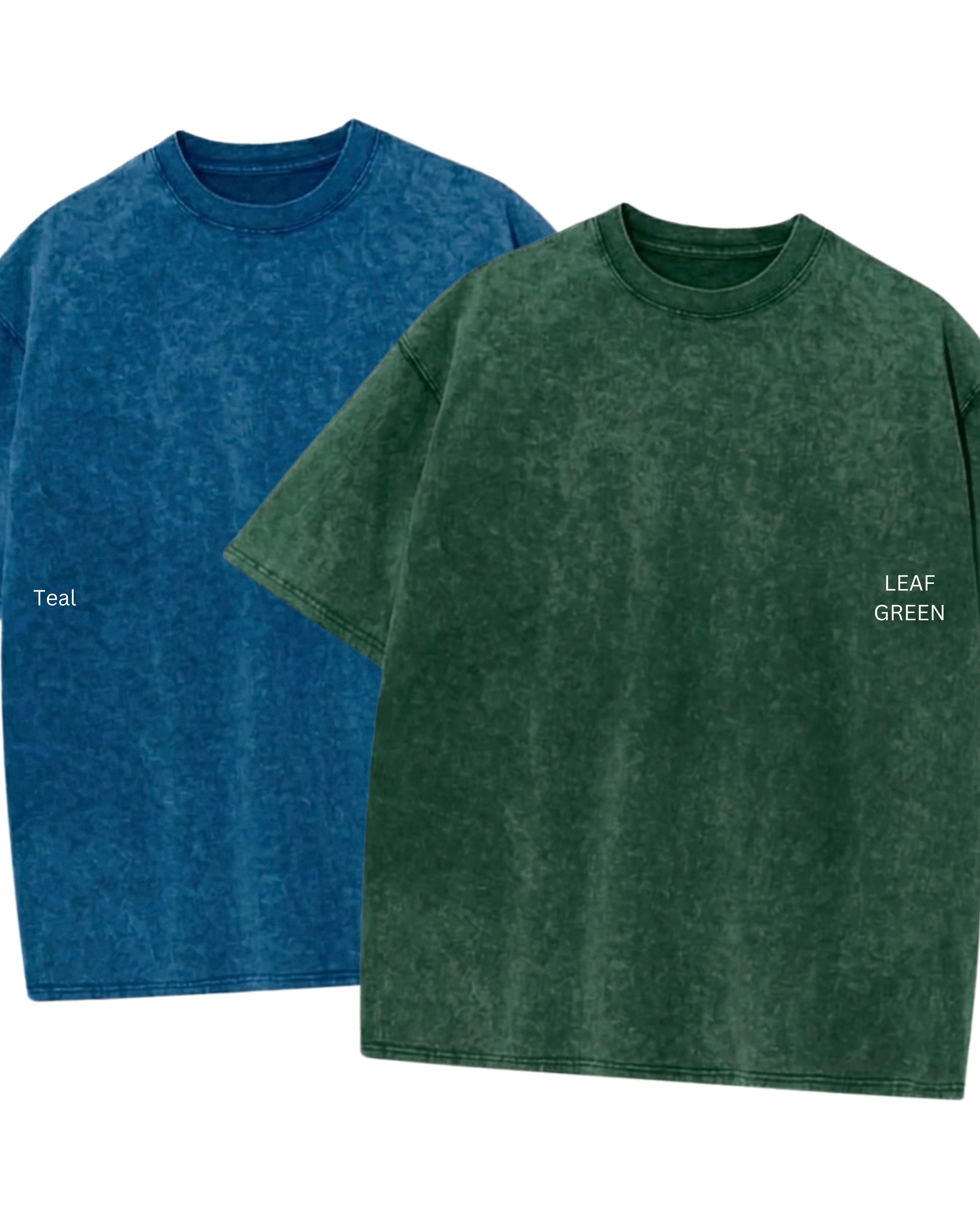 PACK OF 2 MINERAL WASH DROP TEE