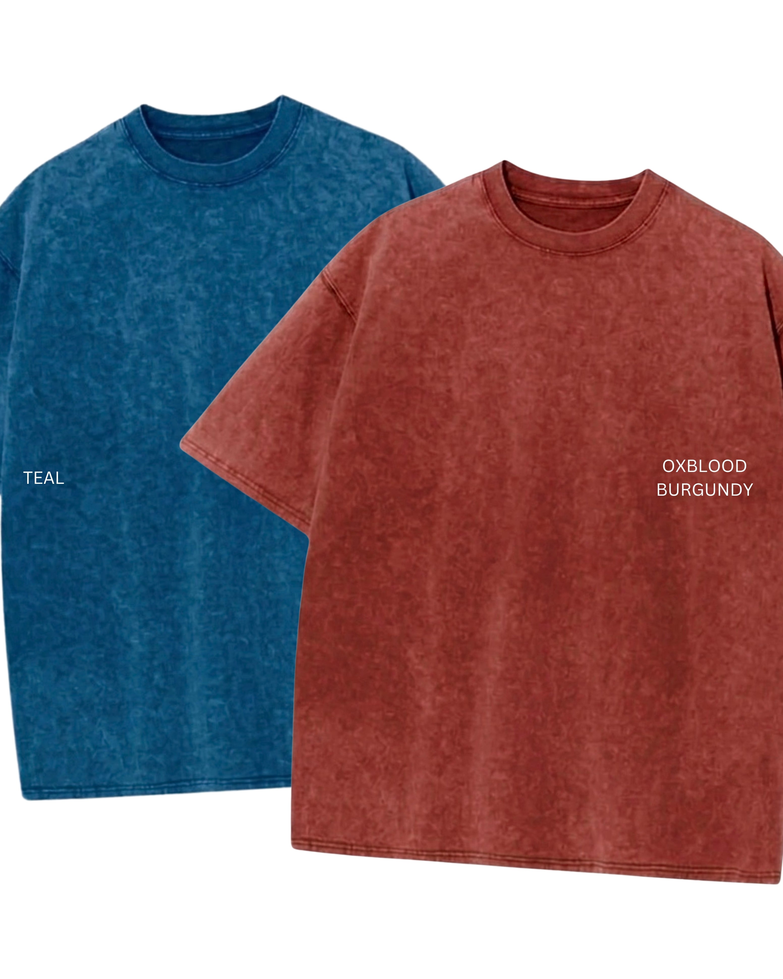 PACK OF 2 MINERAL WASH DROP TEE