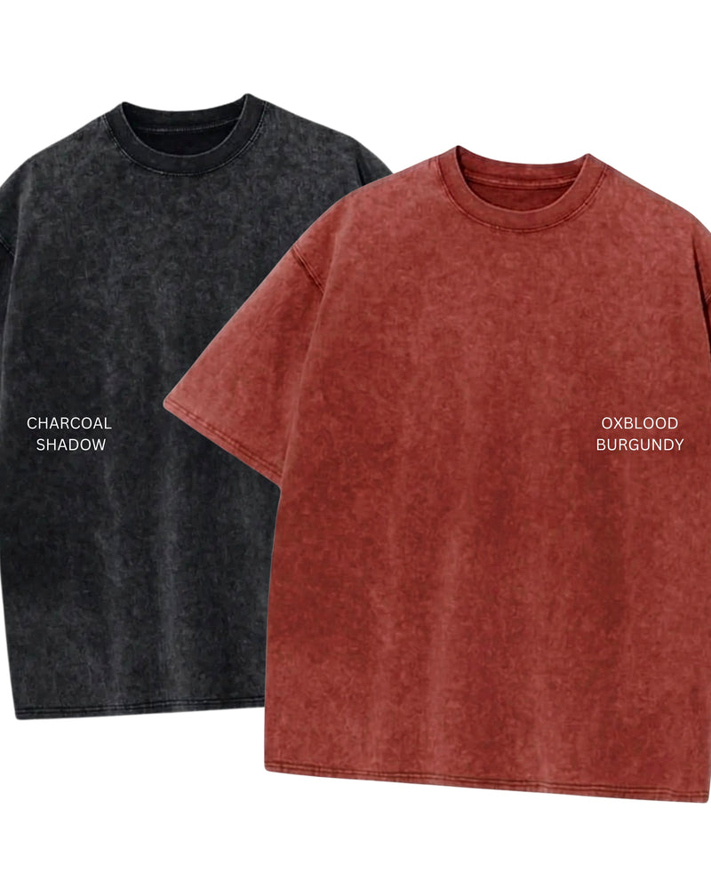 PACK OF 2 MINERAL WASH DROP TEE
