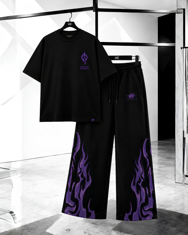 APEX GRAPHIC CO-ORD SET ( Purple Flame Edition )