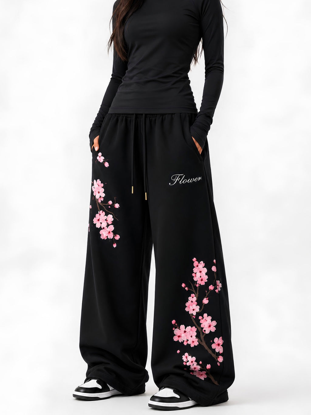 APEX WIDE-LEG TROUSER // ETHERAL BLOOM ( FLORAL SERIES )