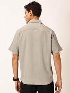 TEXTURED CUBAN COLLAR SHIRTS