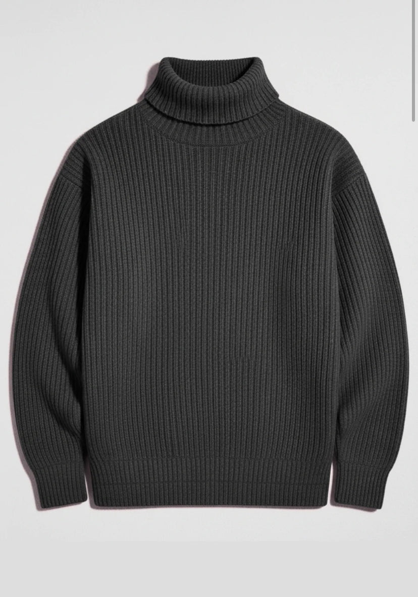RIBBED KNIT HIGHNECK - UNISEX