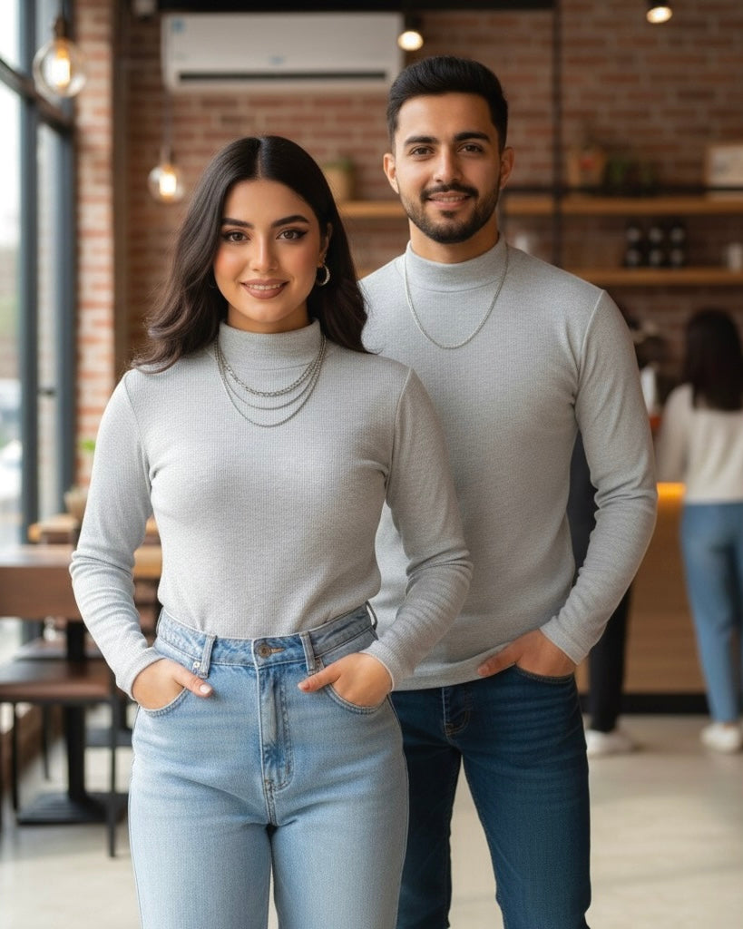 RIBBED KNIT HIGHNECK - UNISEX