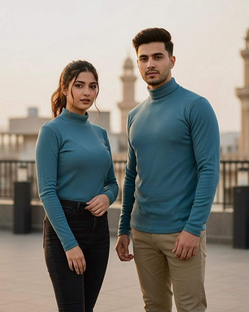 RIBBED KNIT HIGHNECK - UNISEX