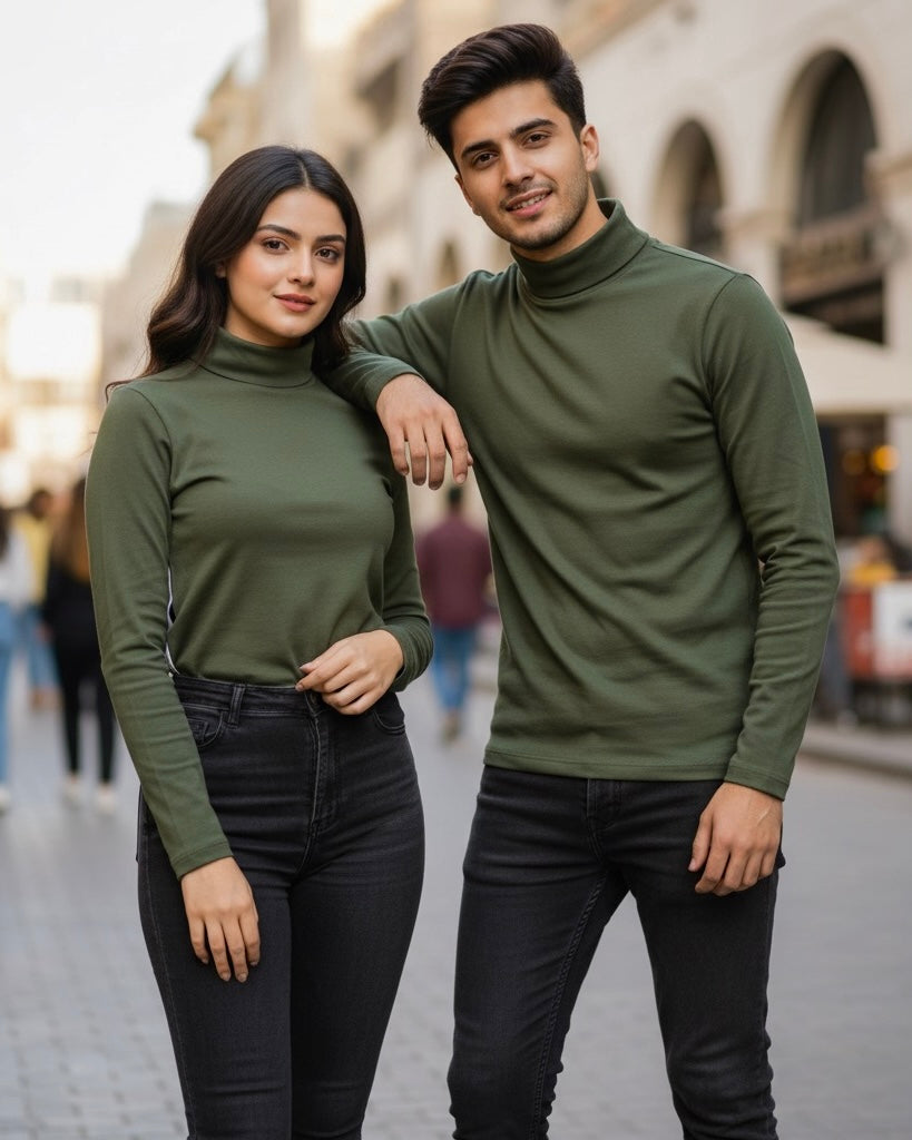 RIBBED KNIT HIGHNECK - UNISEX