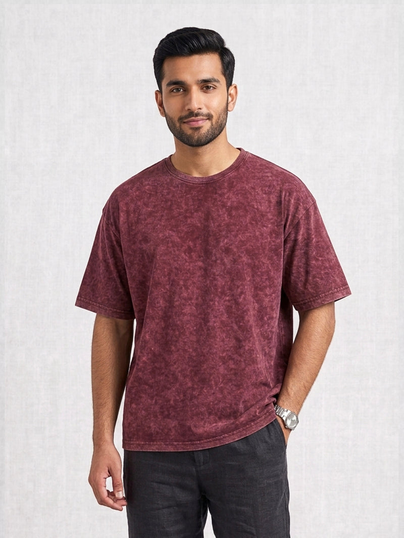 MINERAL WASH DROP TEE