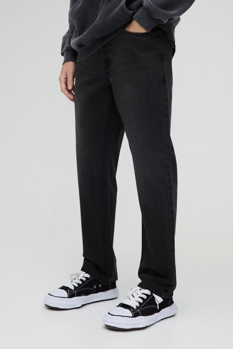CHARCOAL NARROW FIT JEANS