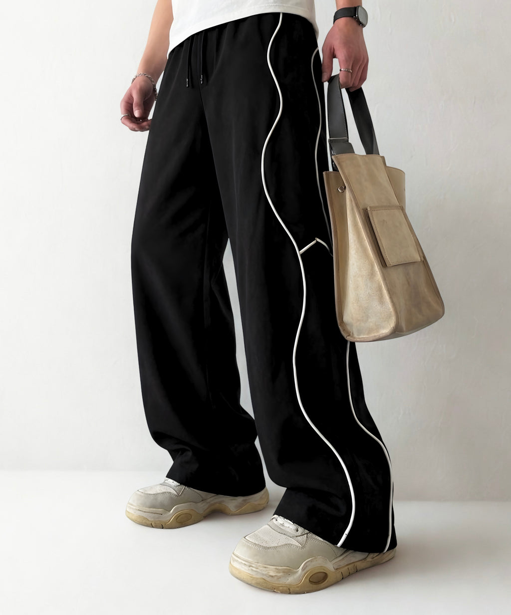WAVE ARC WIDE LEG TROUSER