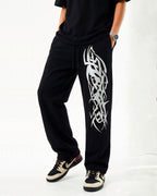 APEX WIDE-LEG TROUSER // CHROME-TRIBAL EDITION
