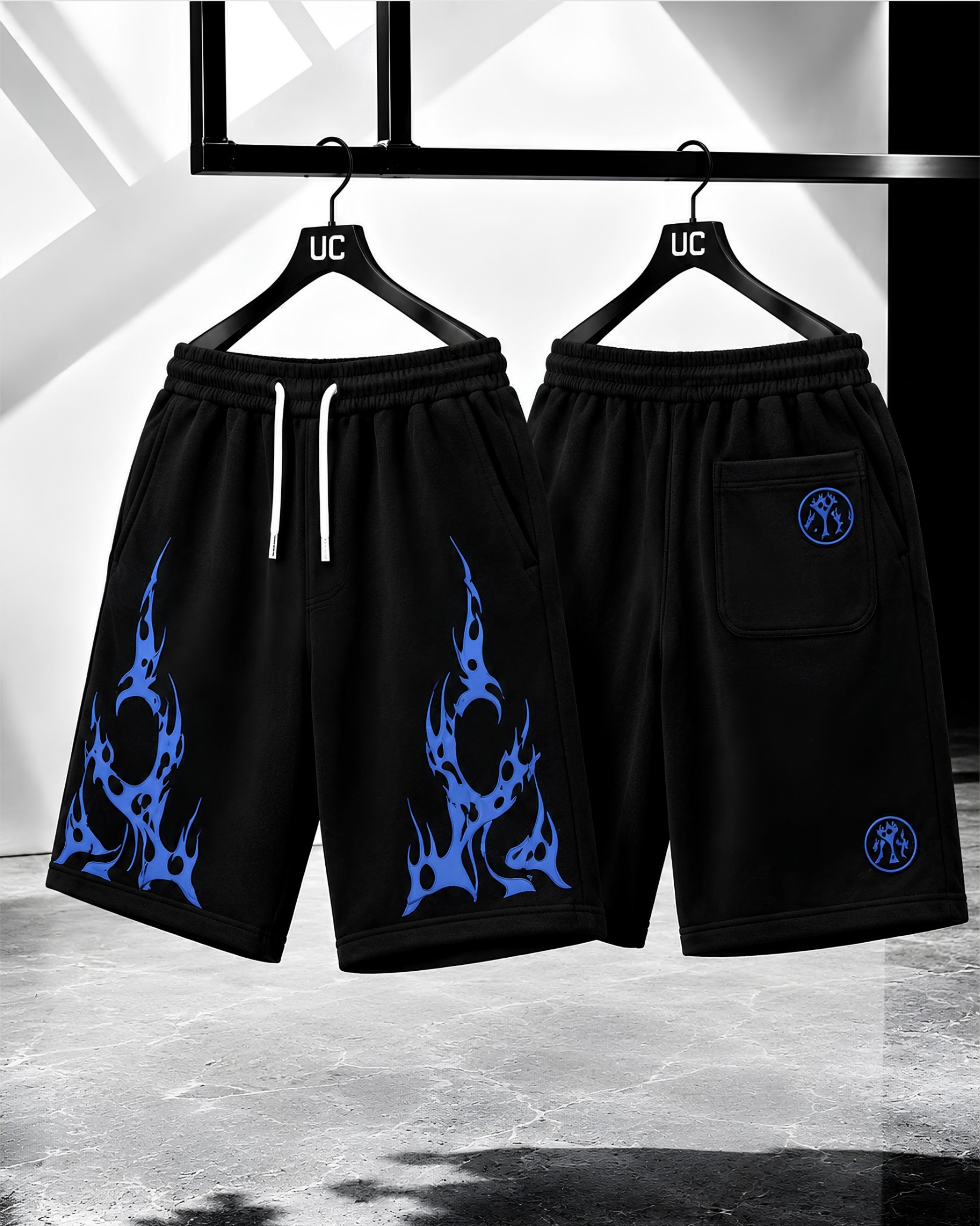 HEAT WAVE  SHORTS - INFERNO -BLACK