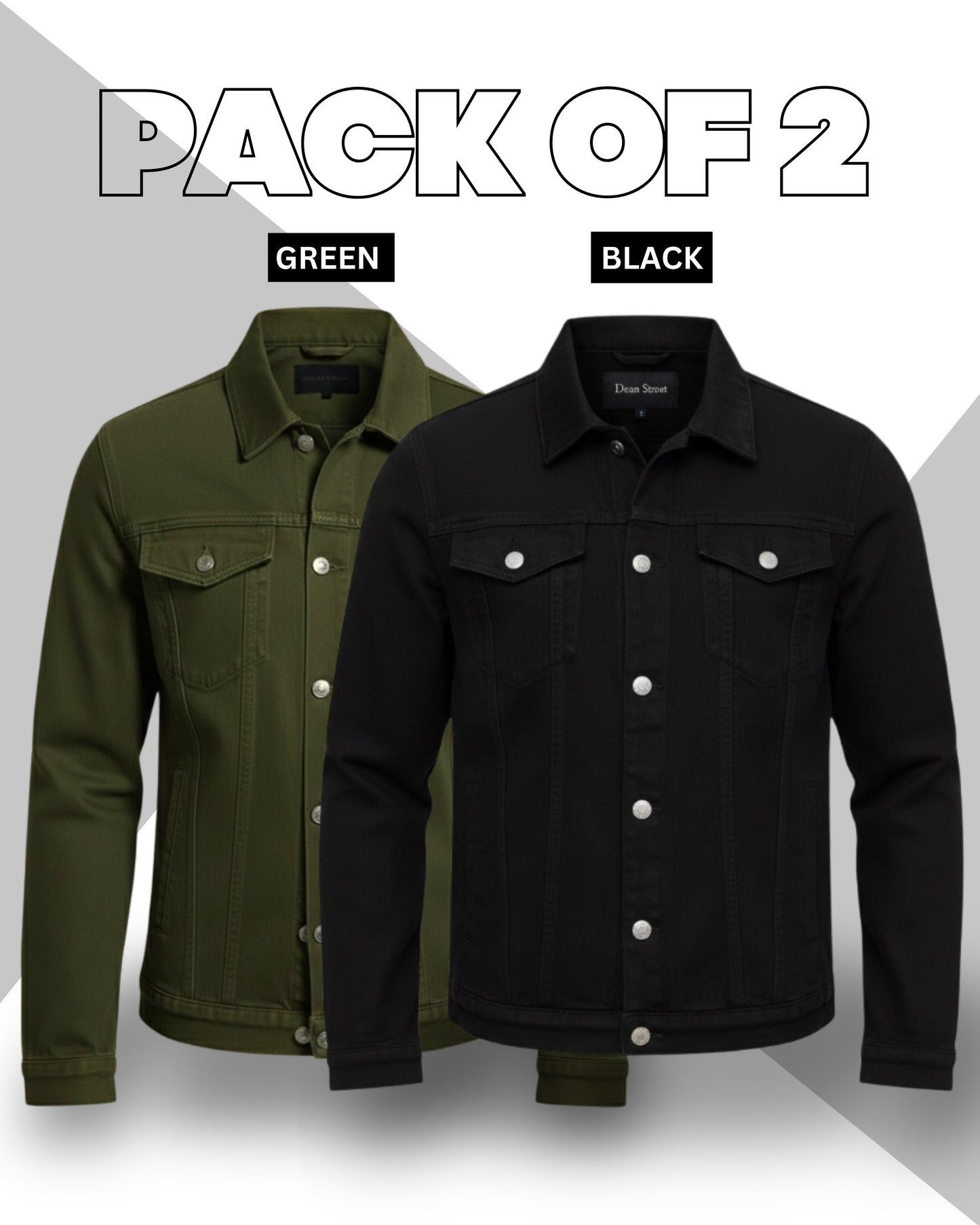 PACK OF 2 DENIM JACKETS